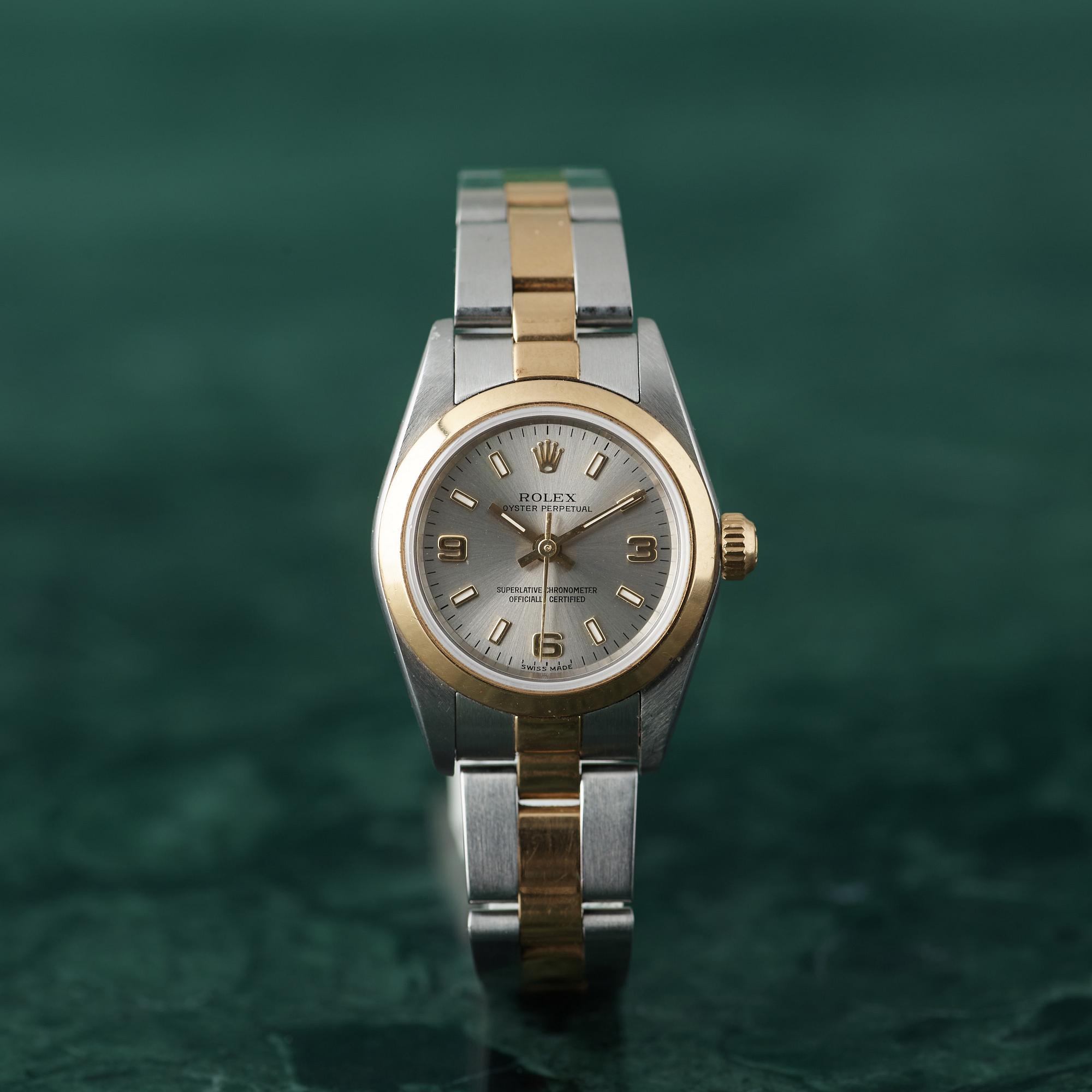 ROLEX Oyster Perpetual Chronometer wristwatch 25 mm Bukowskis