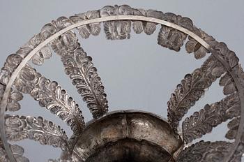 PRAKTURNA, silver, nyrokoko Hans Georg Vogt, Kristianstad, 1853. tot vikt ca 688 gram.