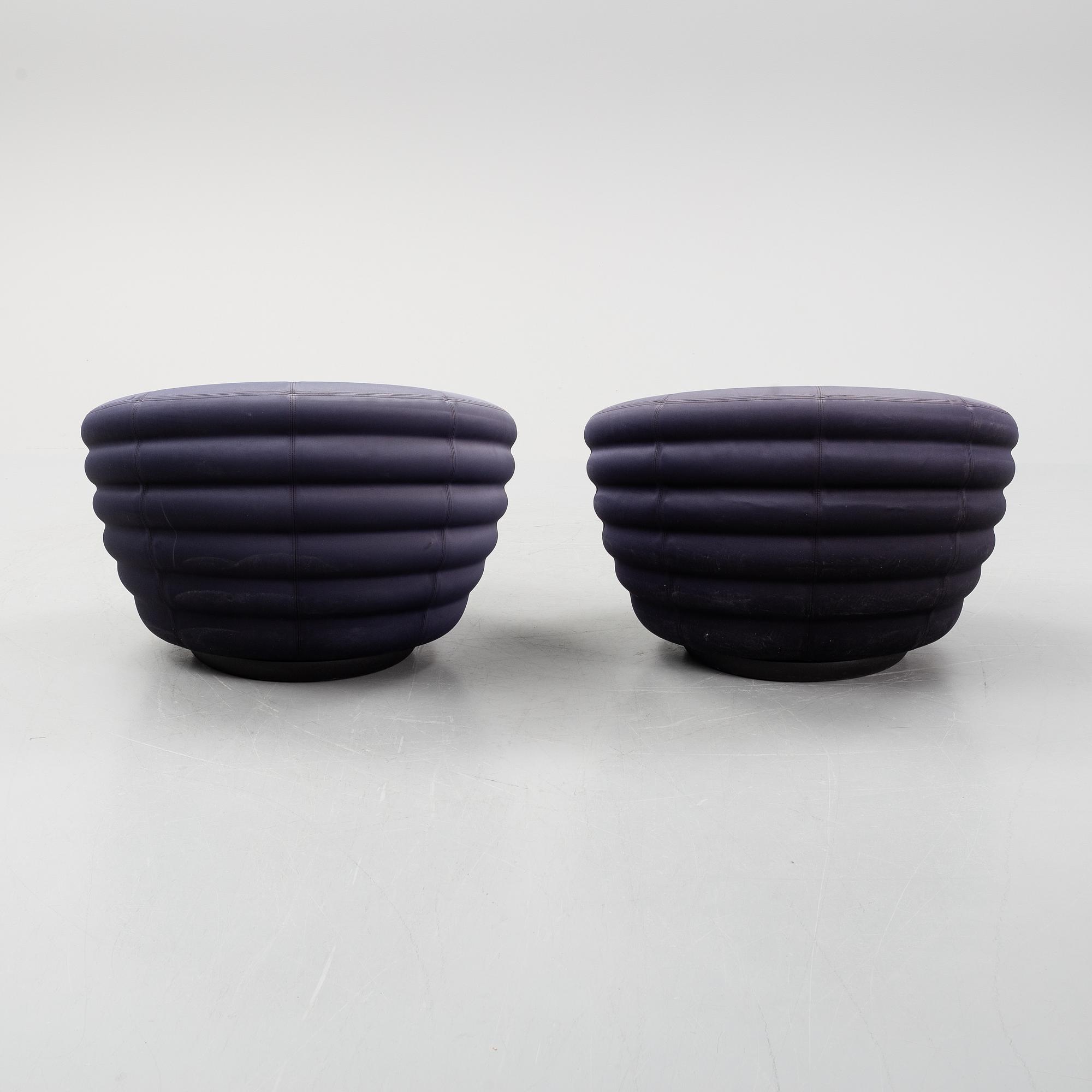Foersom & Hiort-Lorenzen, a pair of "Blow" chairs, Hay.