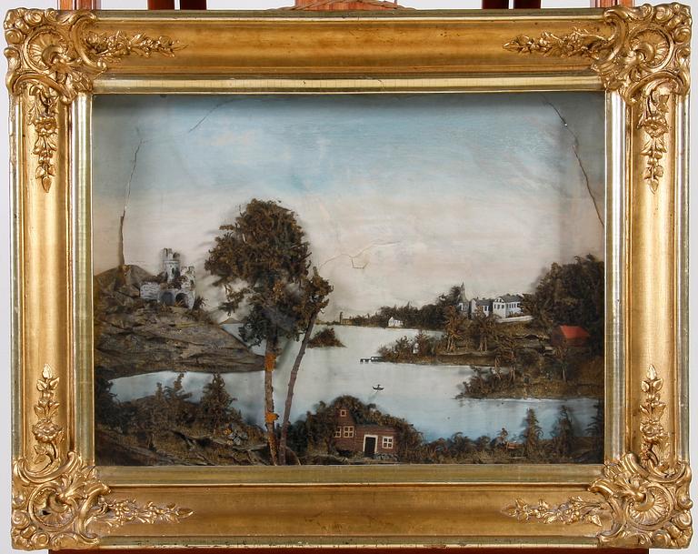 DIORAMABILD, 1800-talets slut.