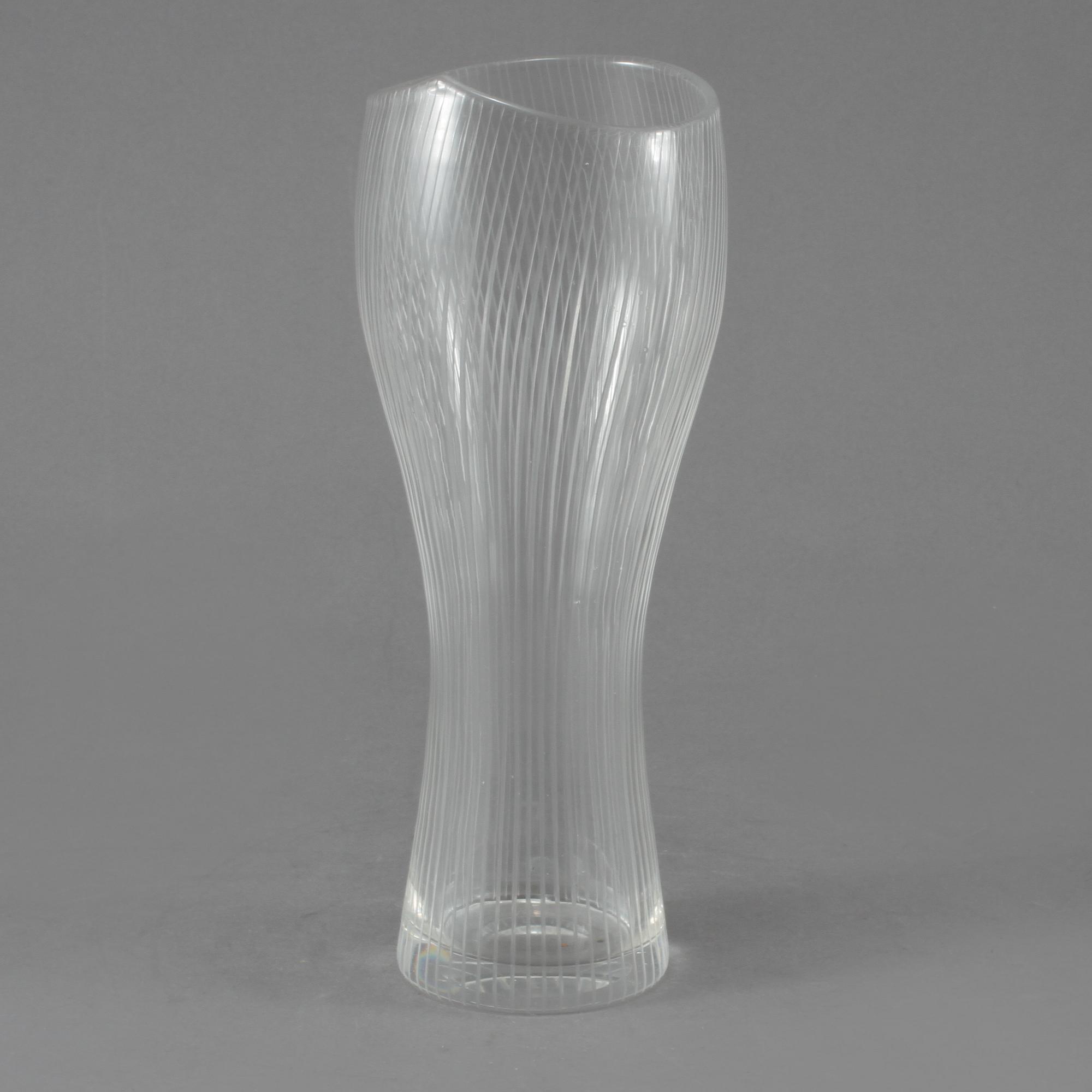 VAS, glas, Tapio Wirkkala, Iittala, signerad.