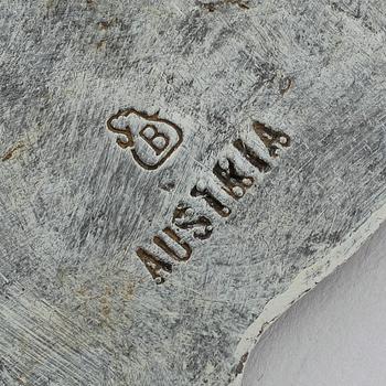 ZEBRASKINN, 2 st, wienerbronser, märkt B Austria, 1900-tal.
