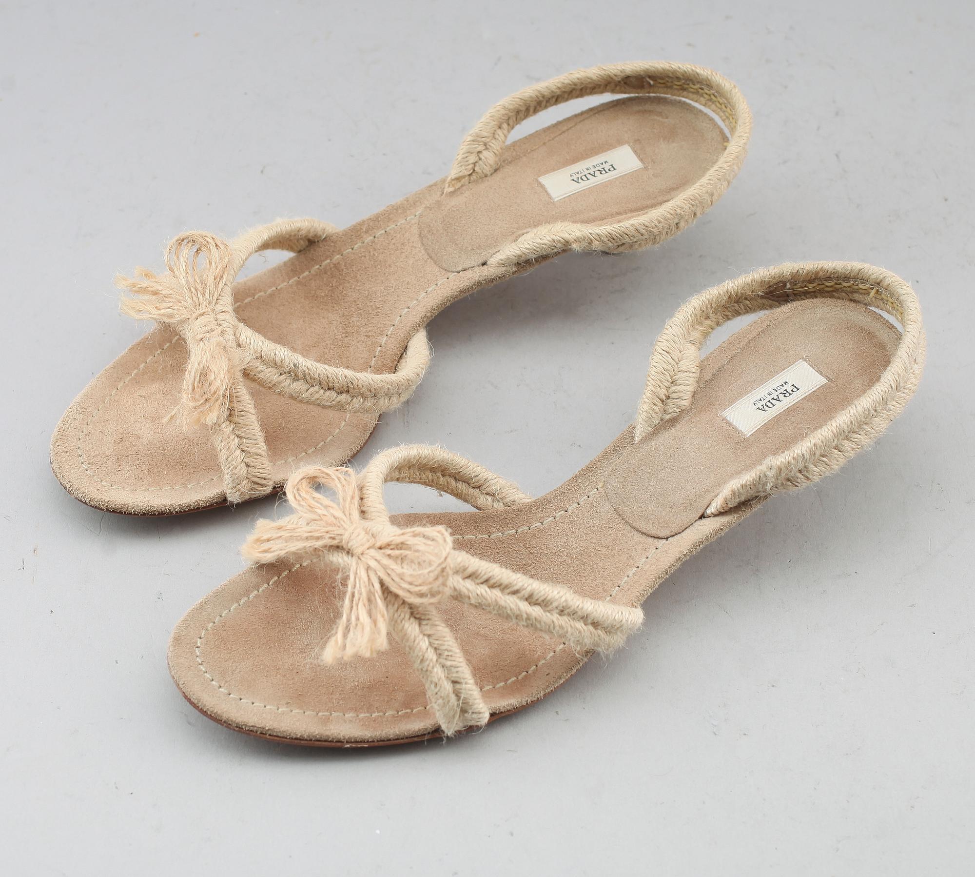PRADA, sandaletter.