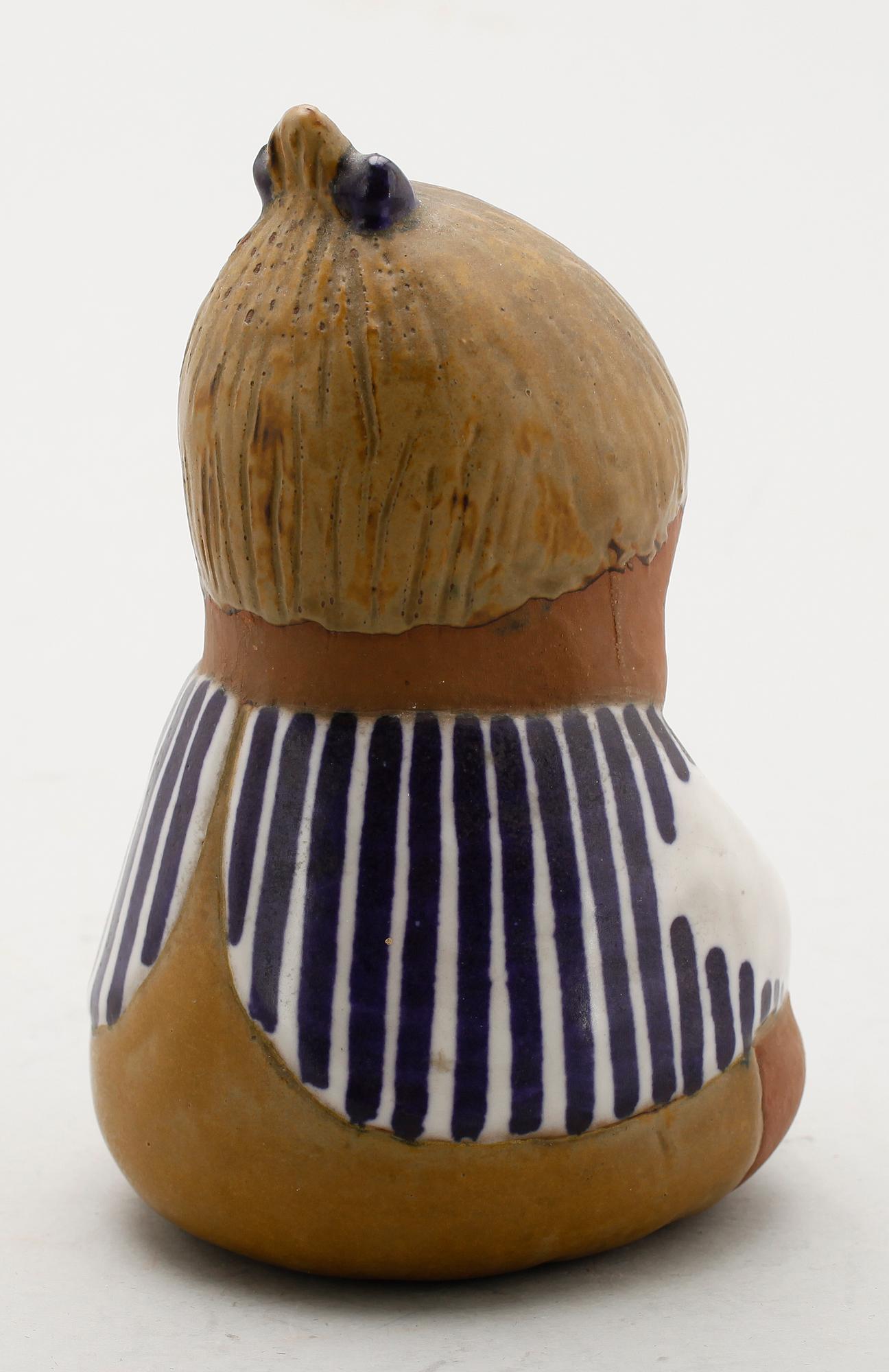 FIGUR, stengods, "Johanna", Lisa Larson, Gustavsberg.