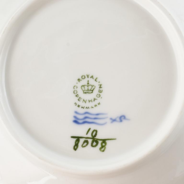 ROYAL COPENHAGEN, a 'Blå Blomst' part coffee and tea service, Denmark (62 pieces).