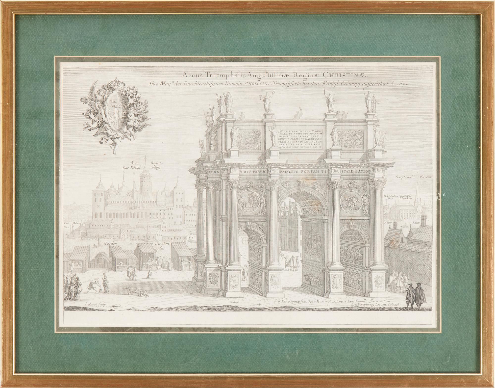 KOPPARSTICK, 14 stycken. Ur "Suecia Antiqua", 1700-tal.