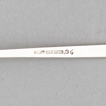 Bertel Gardberg, a silver 'Birgitta' caviar spoon, Hopeatehdas, Helsinki 1962.