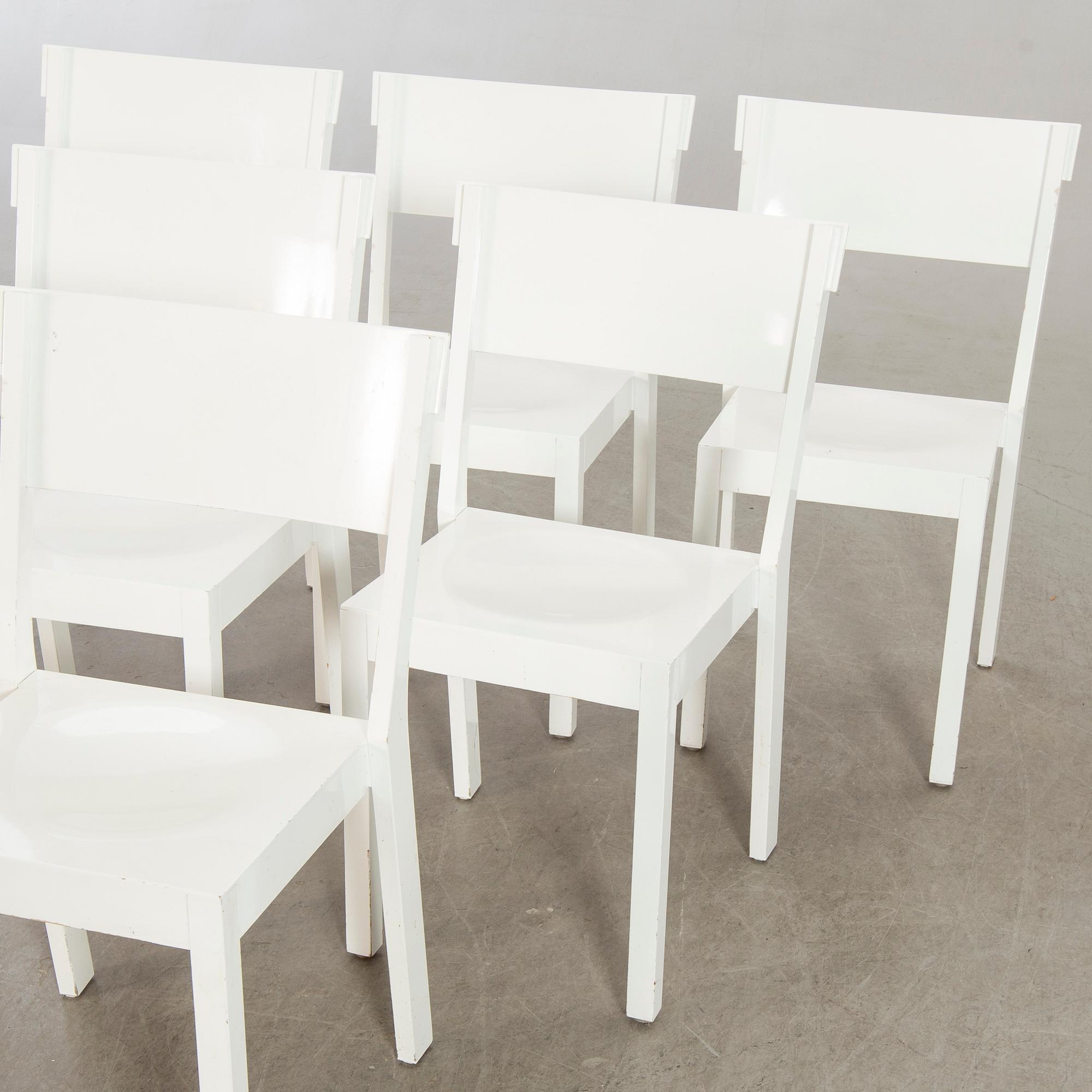 ÅKE AXELSSON, stolar 6 st "Akustik" Gärsnäs designade 2006.