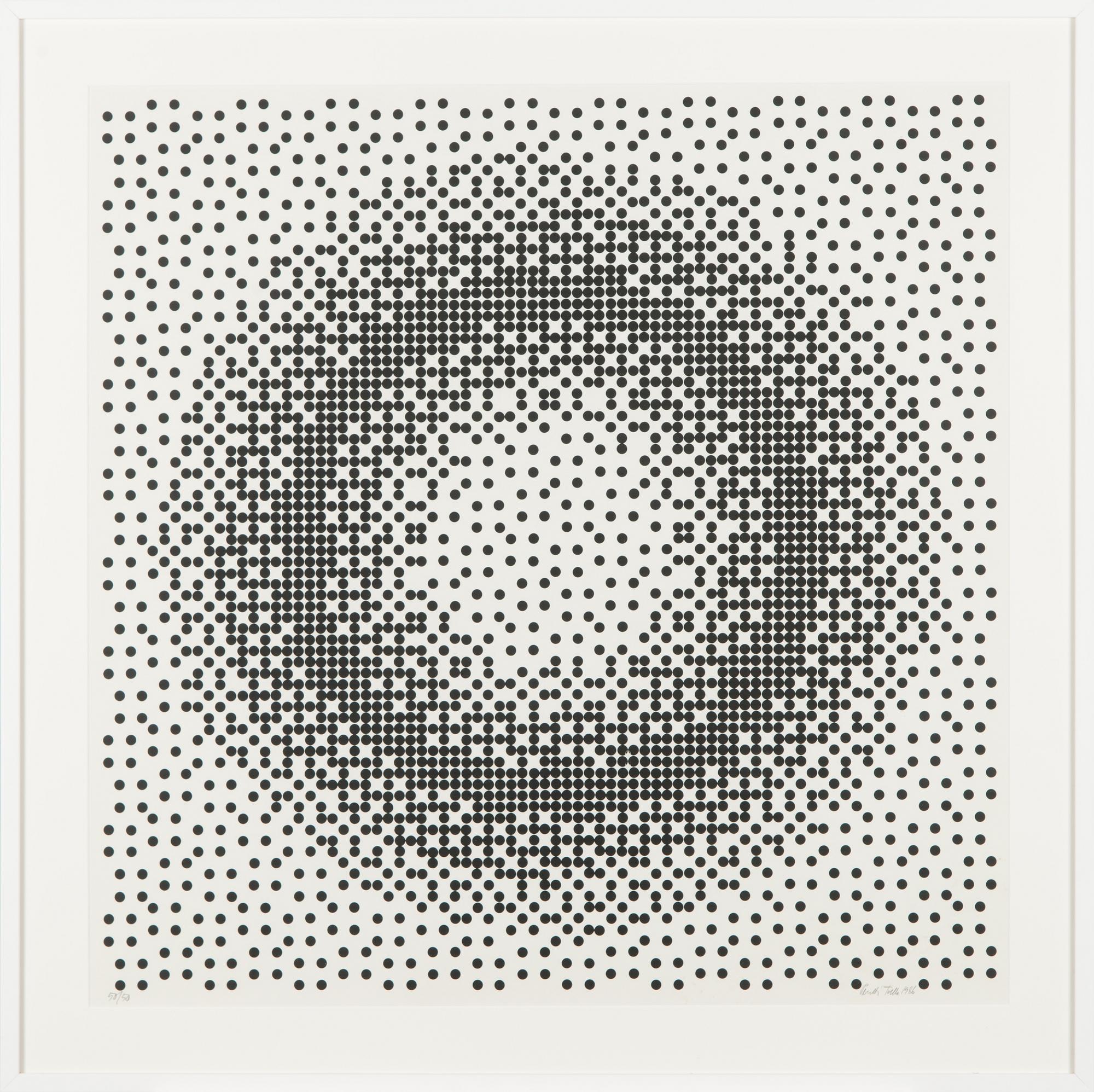 Pentti Tulla, serigrafi, signerad och daterad 1986, numrerad 50/50.