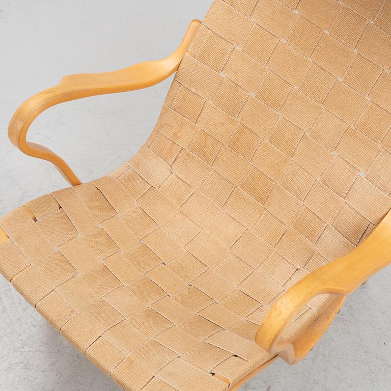 Bruno Mathsson, a 'Pernilla' armchair, Firma Karl Mathsson, Värnamo, 1974.