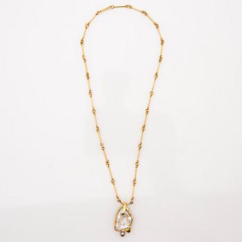 Magnus G:son Liedholm, Collier, 18k med pärlemor.