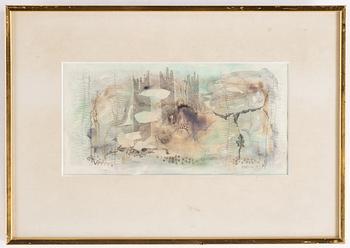 Thea Ekström, watercolour, signed Ekström and dated 19 I -77.