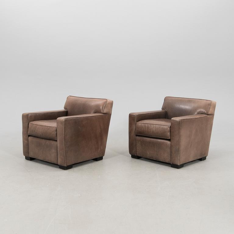 Armchairs, a pair by Lily Jack USA, late 20th/early 21st century.