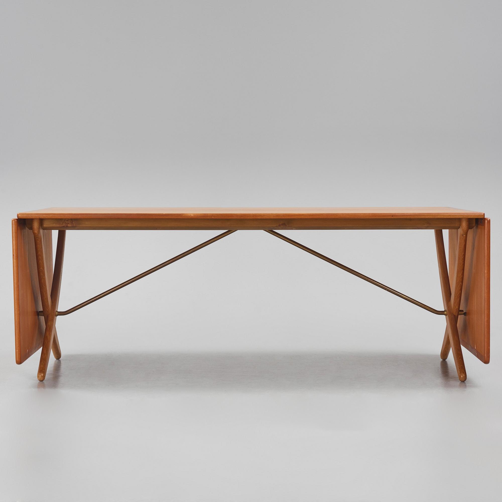 Hans J. Wegner, matbord med klaffar, "AT-314", Andreas Tuck, Danmark 1950-60-tal.