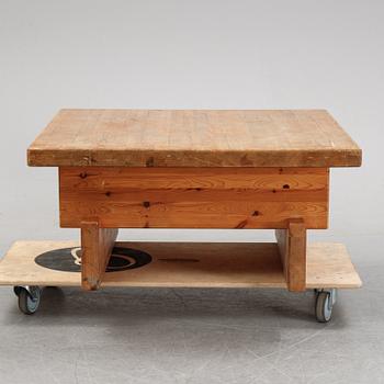 A pine coffee table from IKEA, 1970's.