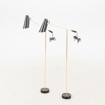 Birger Dahl, golvlampor 1 par, "Birdy"  Northern, 2000-tal.