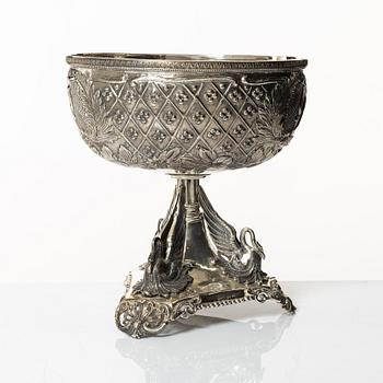 Praktskål, sterlingsilver, 1900-tal.