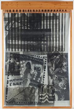 Robert Rauschenberg, "Sling-Shots lit #8, Black State".