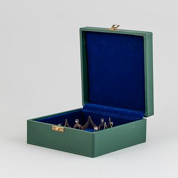 A Swedish wedding crown, mark of Albrechts, Lund 1961.