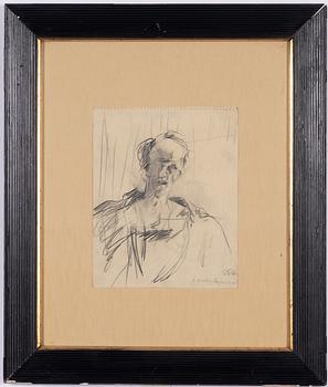 Olle Skagerfors, "In the Nightgown" (Self-Portrait).