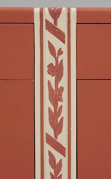 A Carl Malmsten lacquered and carved sideboard, Stockholm probably 1930's.