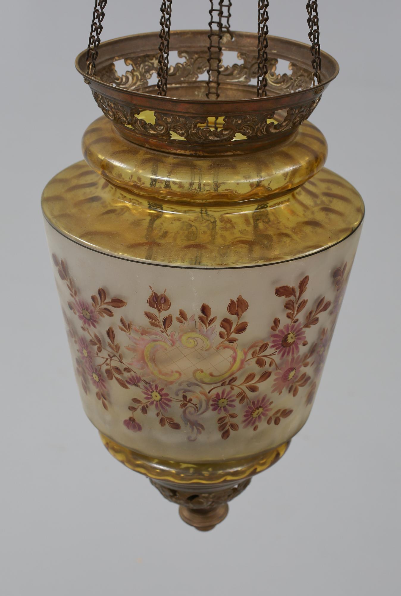 MÅNSKENSAMPEL, omkring sekelskiftet 1900, höjd ca 60 cm.