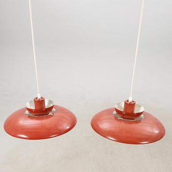 Jo Hammerborg, a pair of ceiling lamps for Fog og Mørup, Denmark, late 20th century.