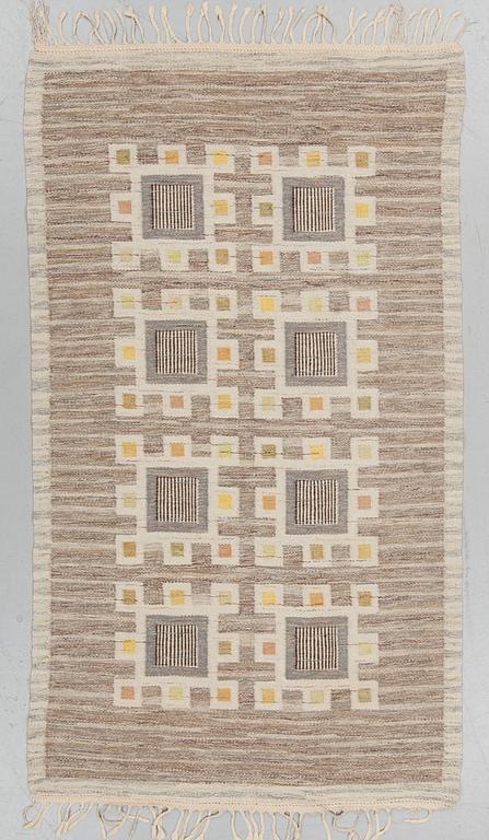 A CARPET, flat weave, around  214 x 121 cm.