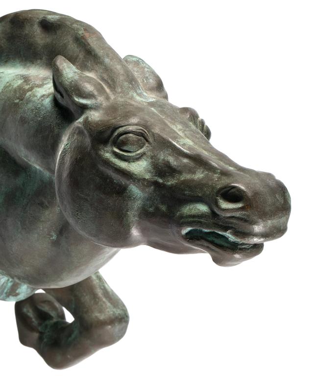 Carl Milles, "Flygande hästen" (=The flying horse).