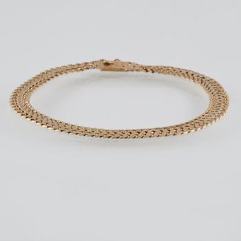 ARMLÄNK, 18K guld, importstämplad. Vikt 8,1 gram.