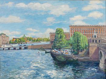 Hans-Erik Eriksson, Fisherman at Strömparterren, Stockholm.