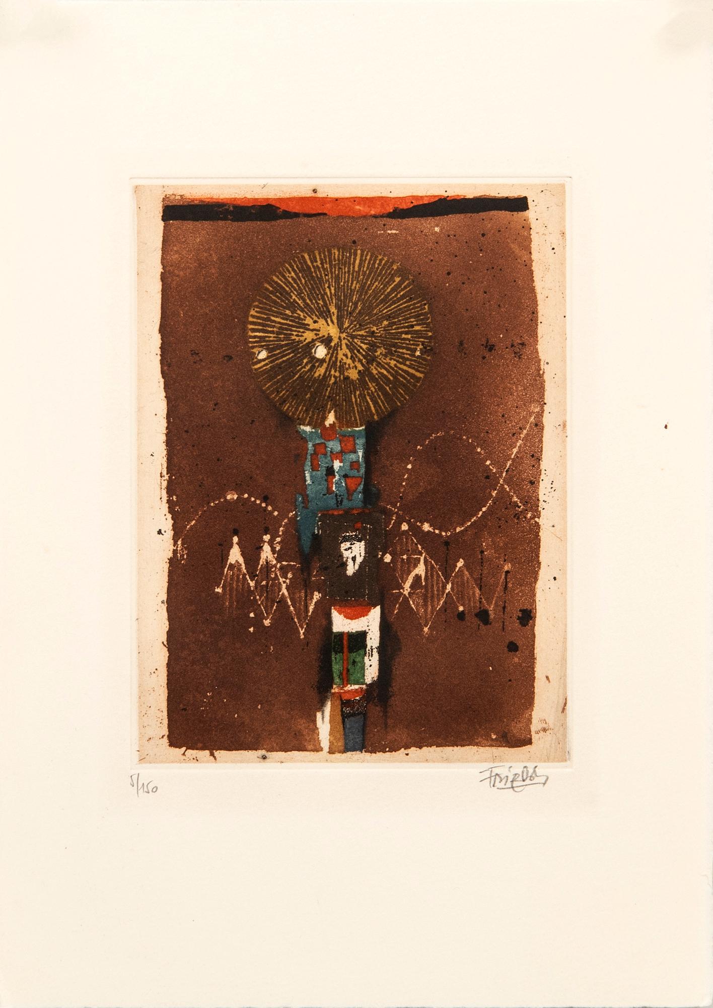 Johnny Friedlaender, 2 works Untitled.