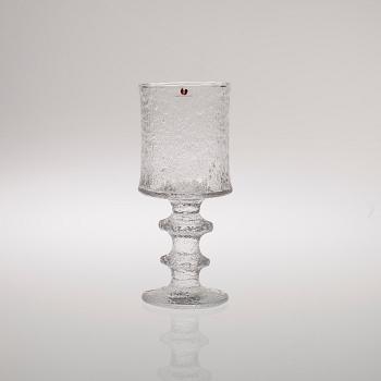 DRICKSGLAS, 9 st, "Jubileums-Festivo" samt DRICKSGLAS, 6 st, "Senatorn" design Timo Sarpaneva, Iittala, 1980-tal.