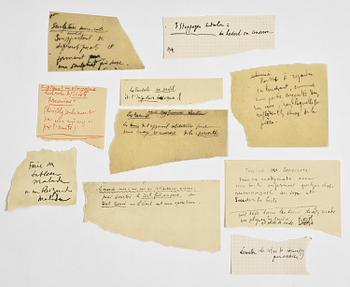 Marcel Duchamp, "Green box".