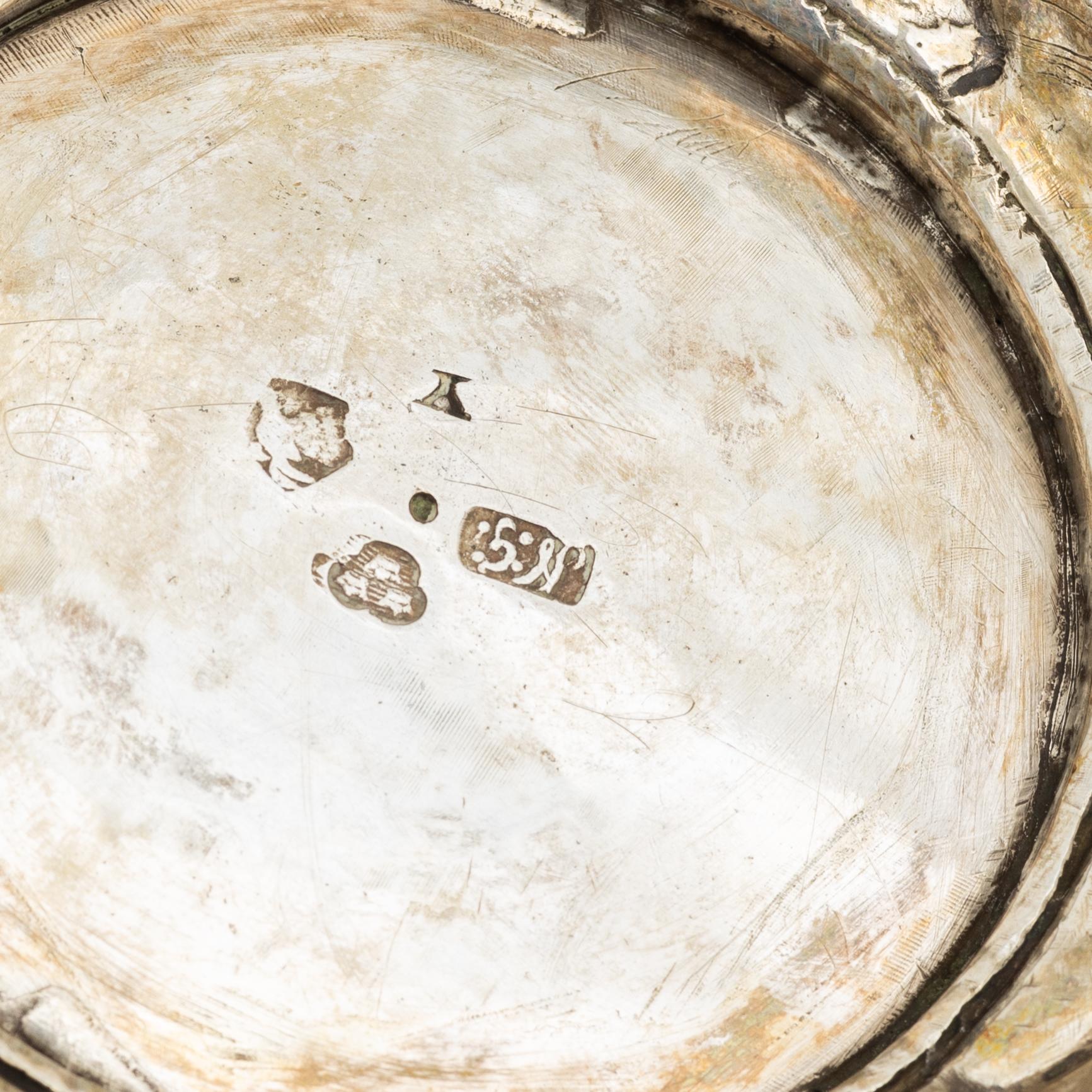 A Swedish parcel-gilt silver beaker, mark of Nils Grubb, Hudiksvall 1781.