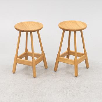 Chris Martin, a pair of contemporary 'Albert Bar Stools', Massproductions.