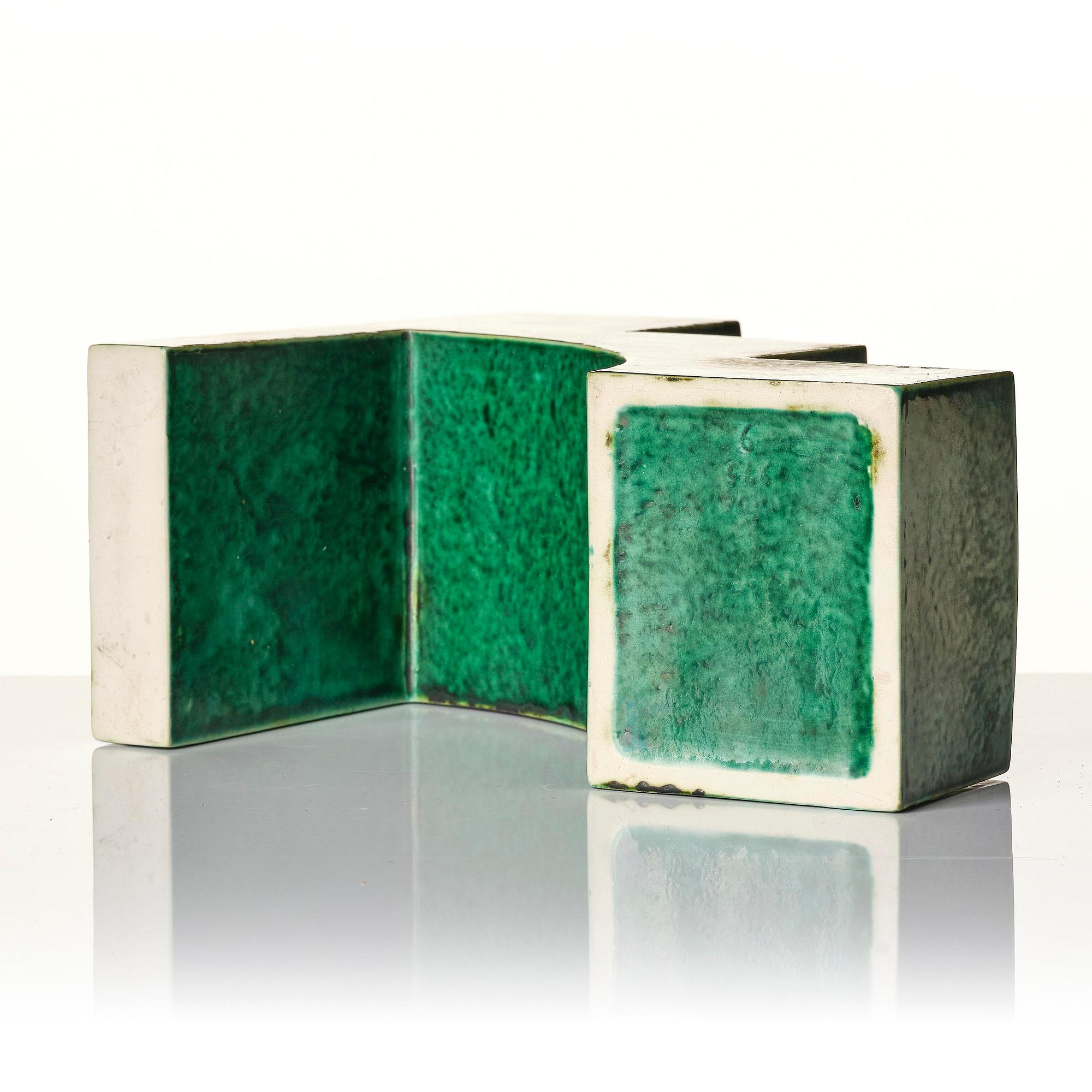 Wilhelm Kåge, a rare "Puzzle" cactus planter model 975/9, Gustavsberg, 1930s.