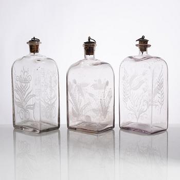 A flask box, first half of the 19th Century.