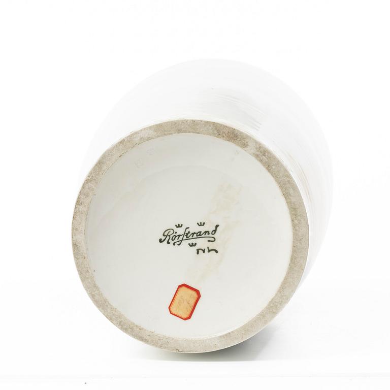 Nils Emil Lundström, An Art Nouveau porcelaine floor vase, Rörstrand, early 20th century.