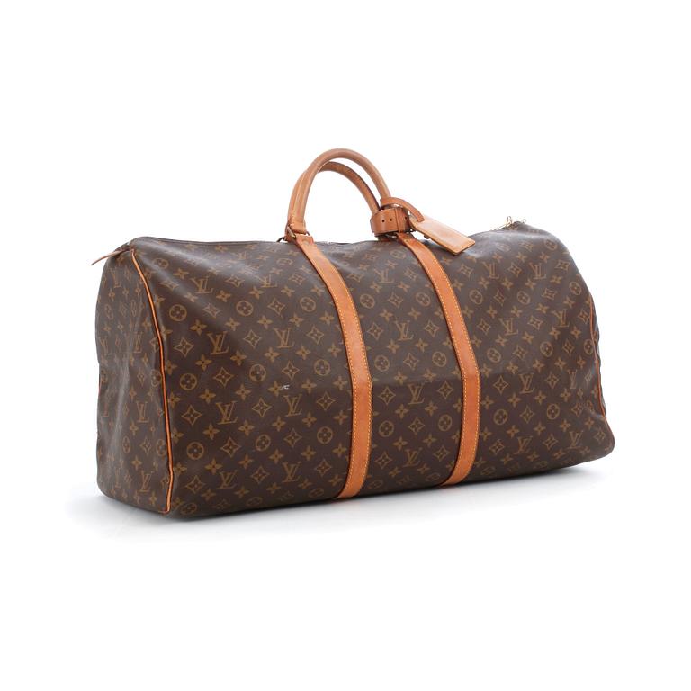 LOUIS VUITTON, a monogram canvas weekend bag, "Keepall 60".