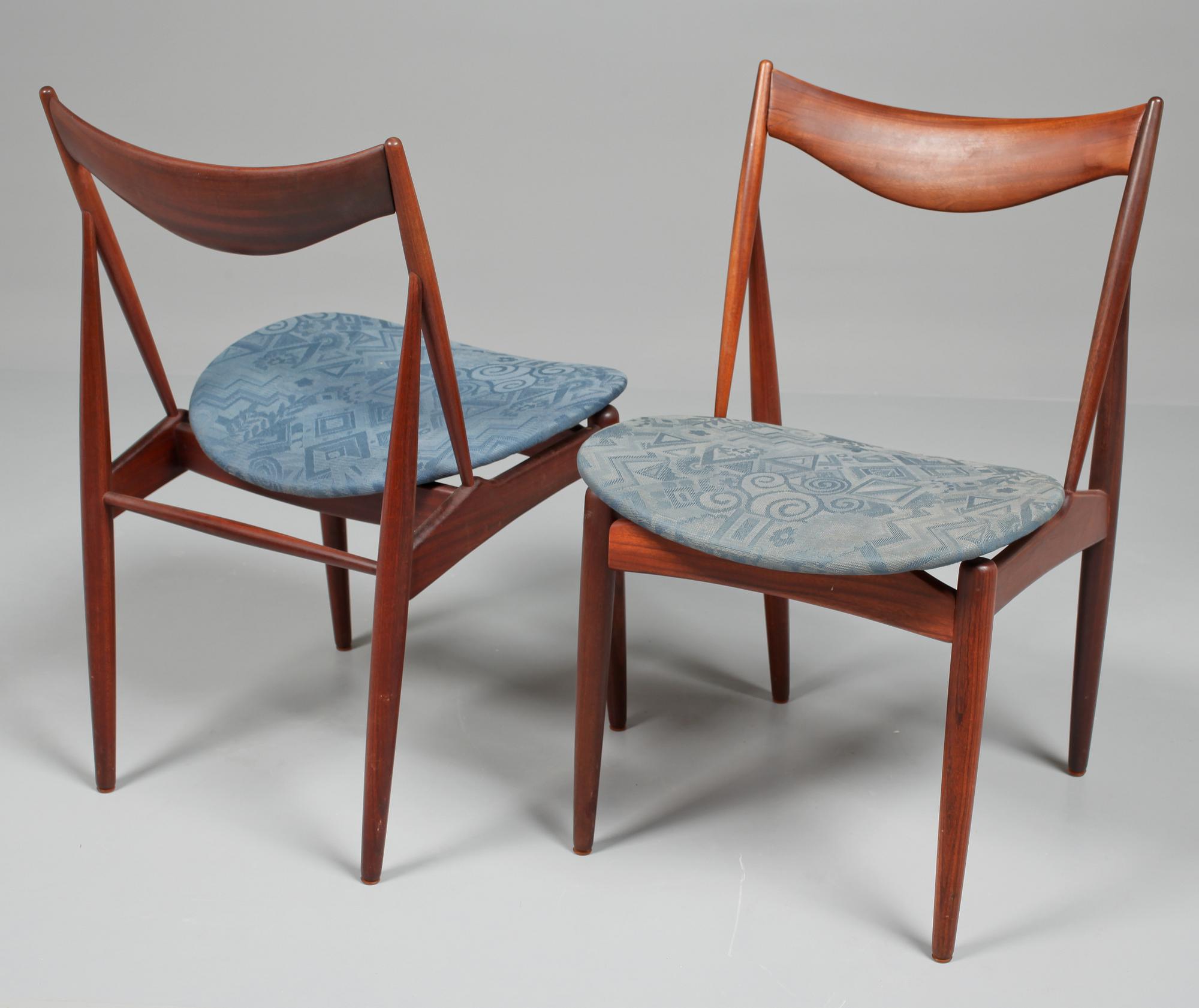 STOLAR, ett par, H W Klein, Bramin, Danmark, 1950/60-tal.