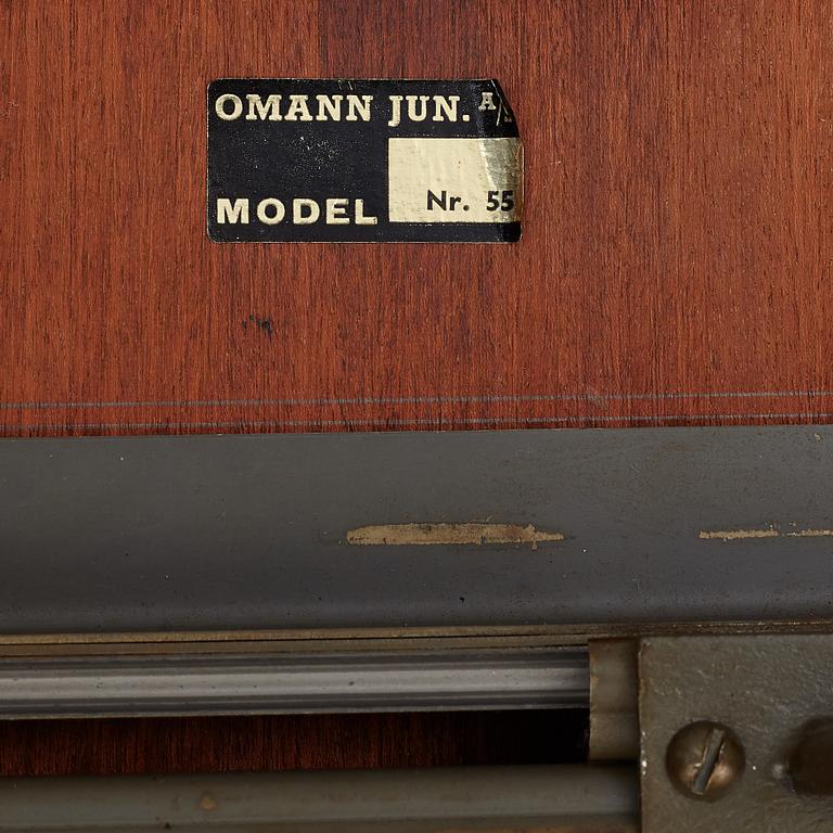 Omann Jun, matbord, "modell 55", Danmark, 1960/1970-tal.
