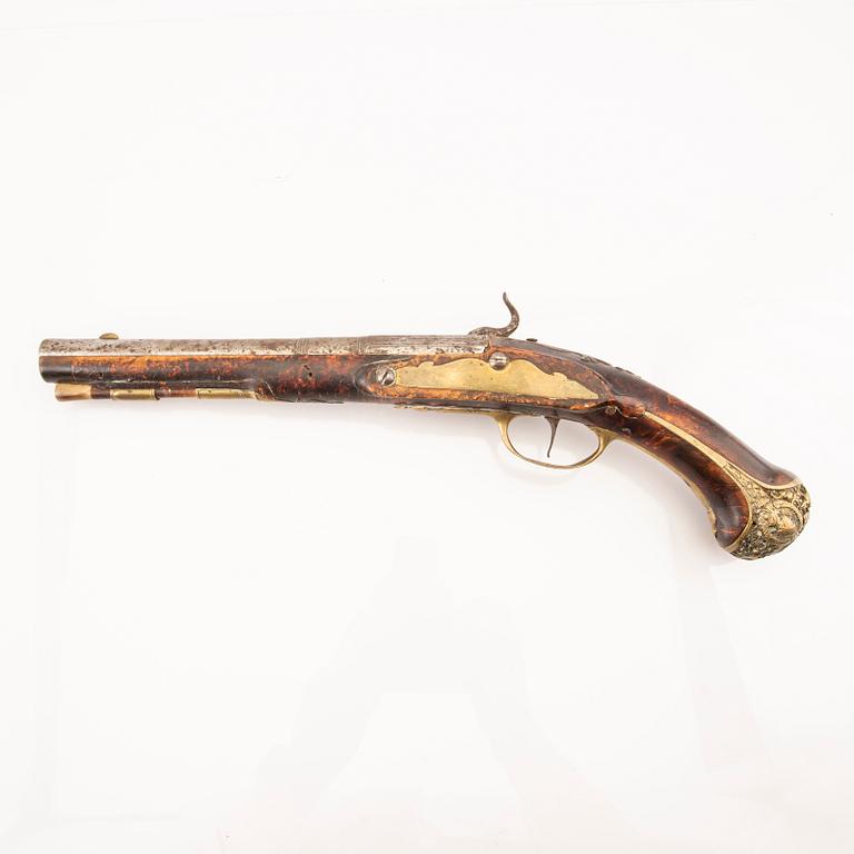 Pistol slaglås 1700-tal.