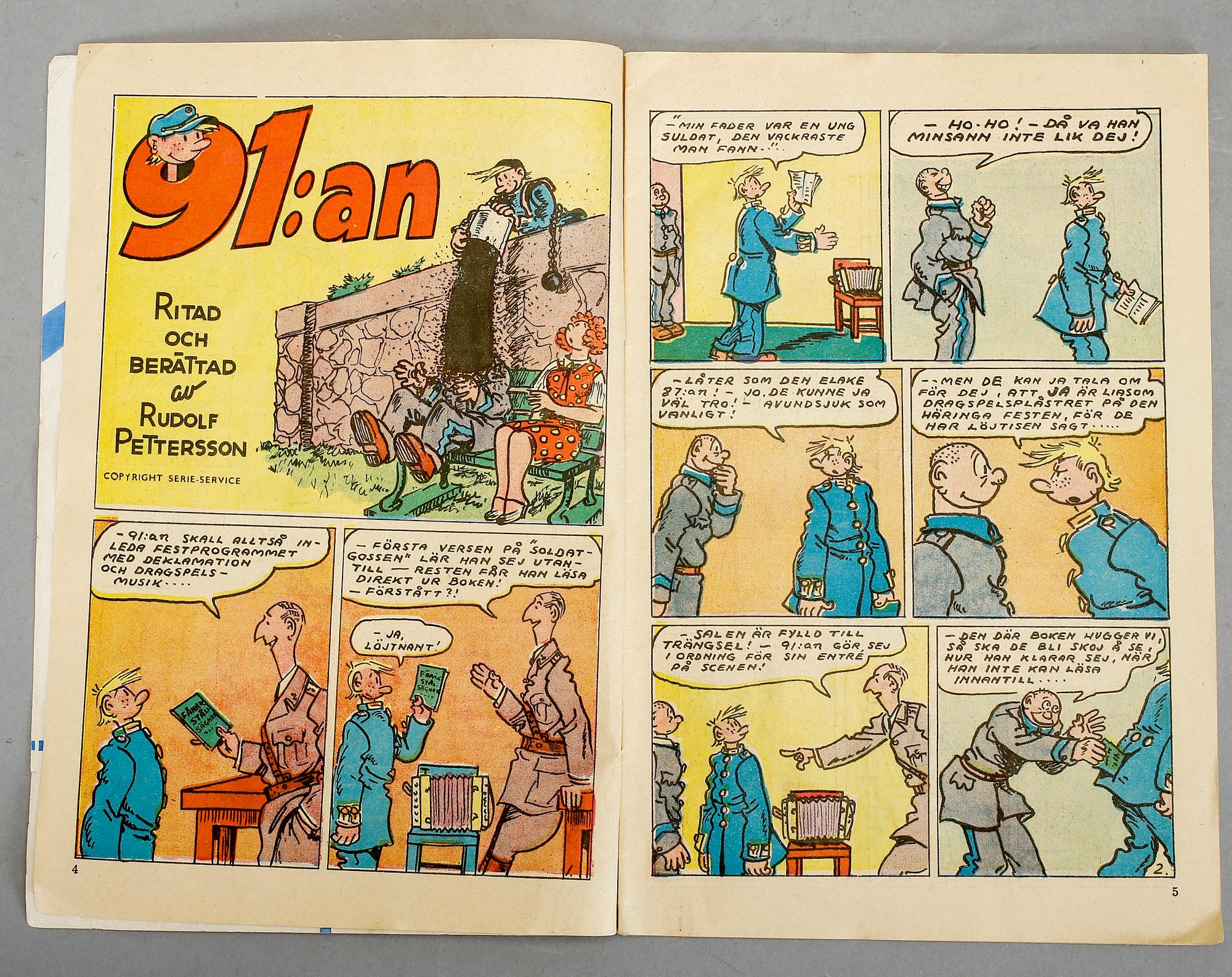 SERIETIDNING, 91:an, nr 1 1956.