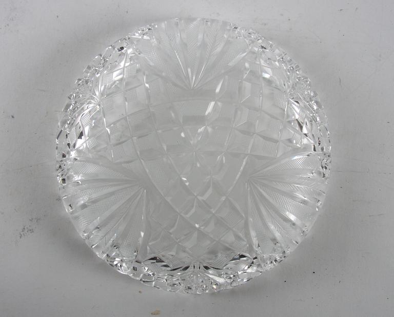 ASSIETTER, glas, 12 st, 1900-talets första hälft.