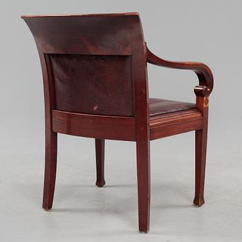 SKRIVSTOL, Otto Schulz, senjugend, omkring 1915.