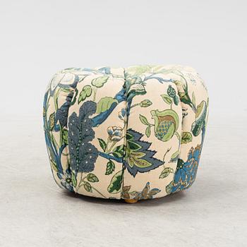 Josef Frank, a upholstered stool, Svenskt Tenn, probably 1930s-1940s.