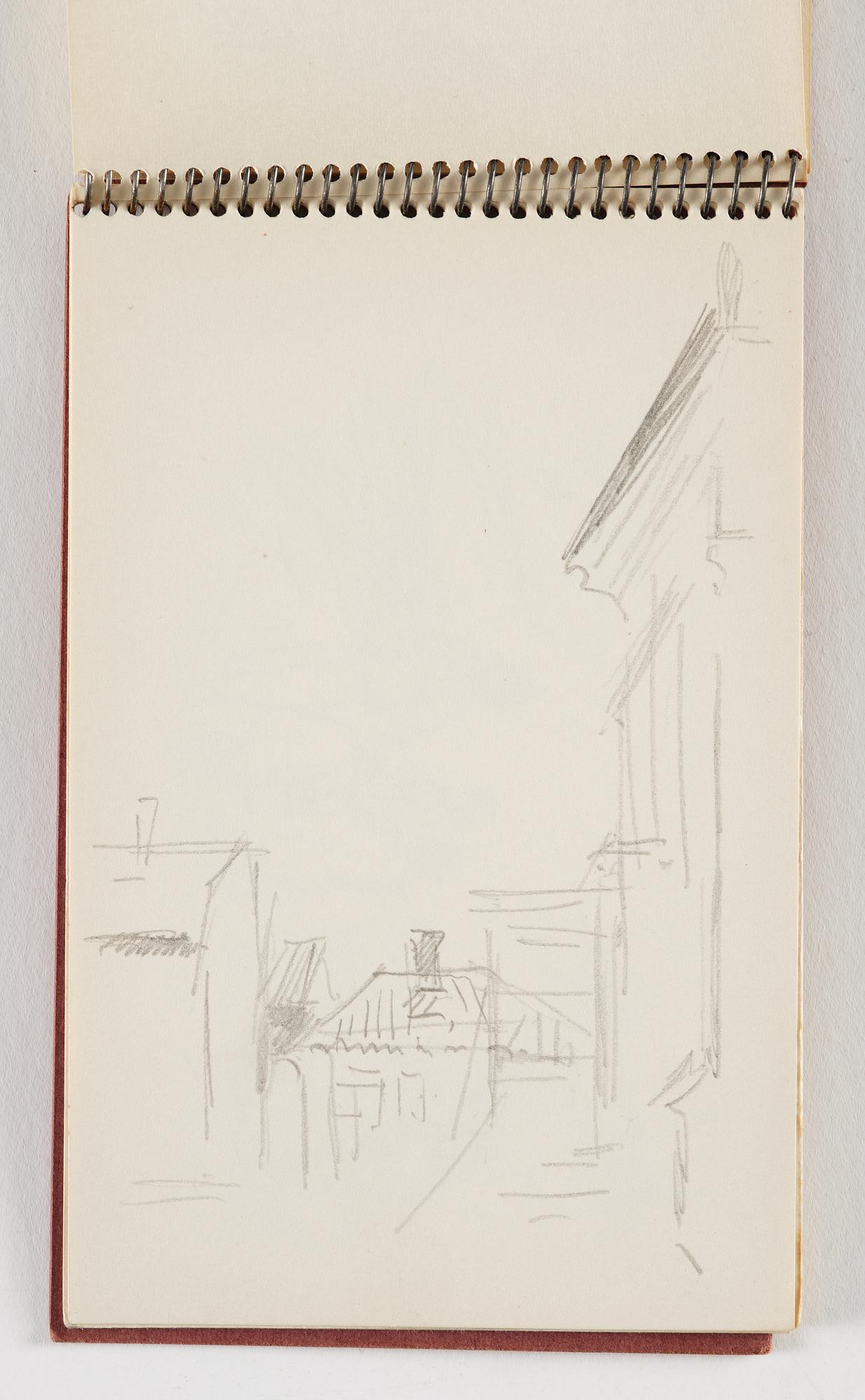 Lotte Laserstein, 10 små skissblock med teckningar.