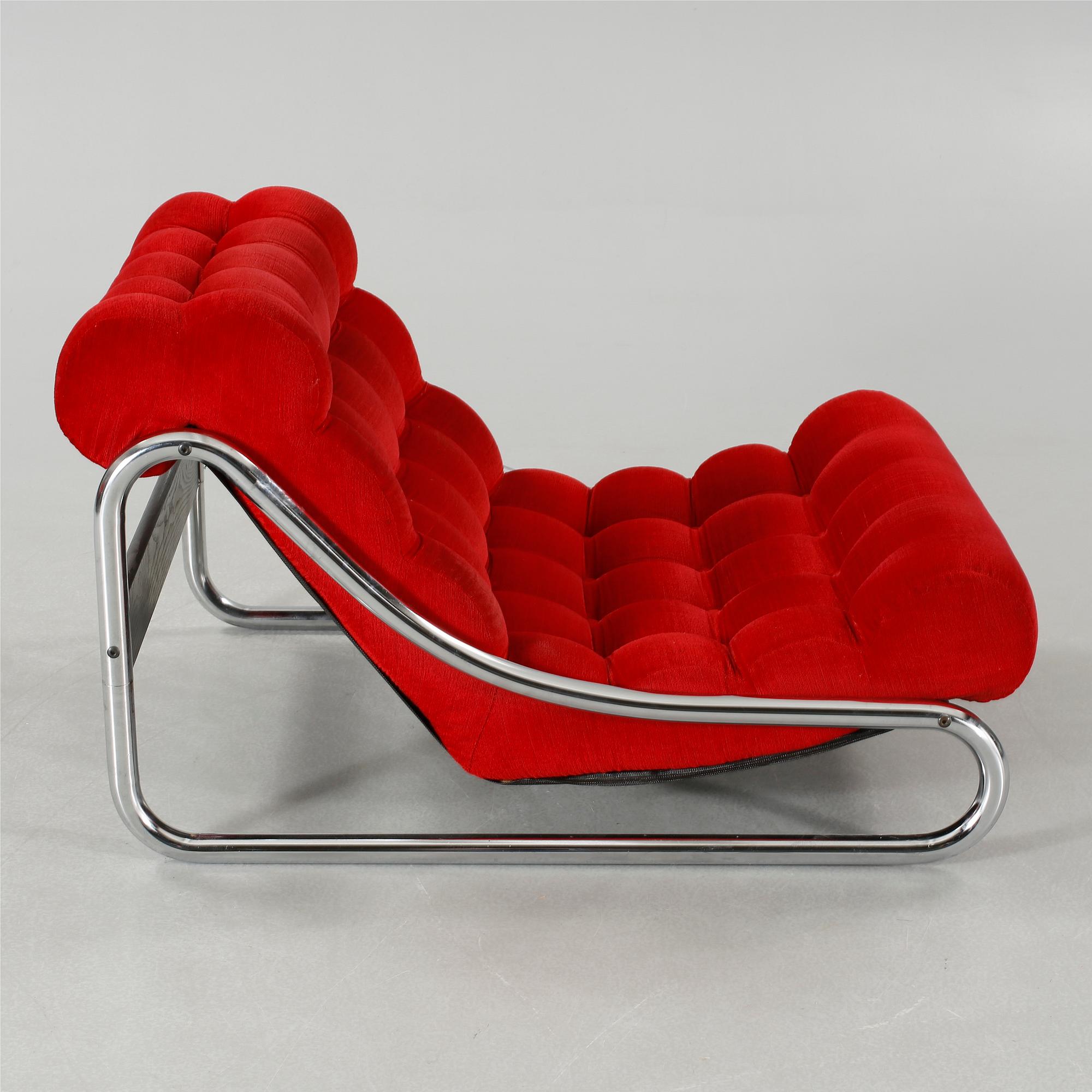 A lounge chair by Gillis Lundgren for Ikea, 1970s.