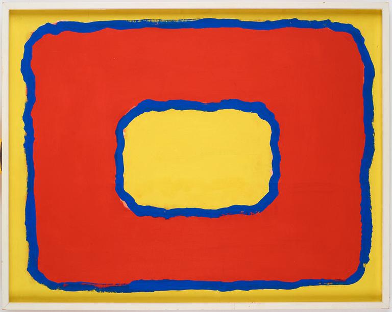 Bram Bogart, Composition in yellow, red and blue.